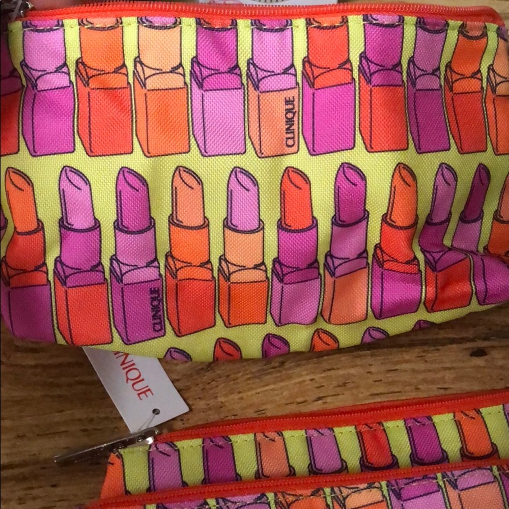 x3 Clinique makeup cosmetic bags NEW WITH TAGS - Picture 5 of 5